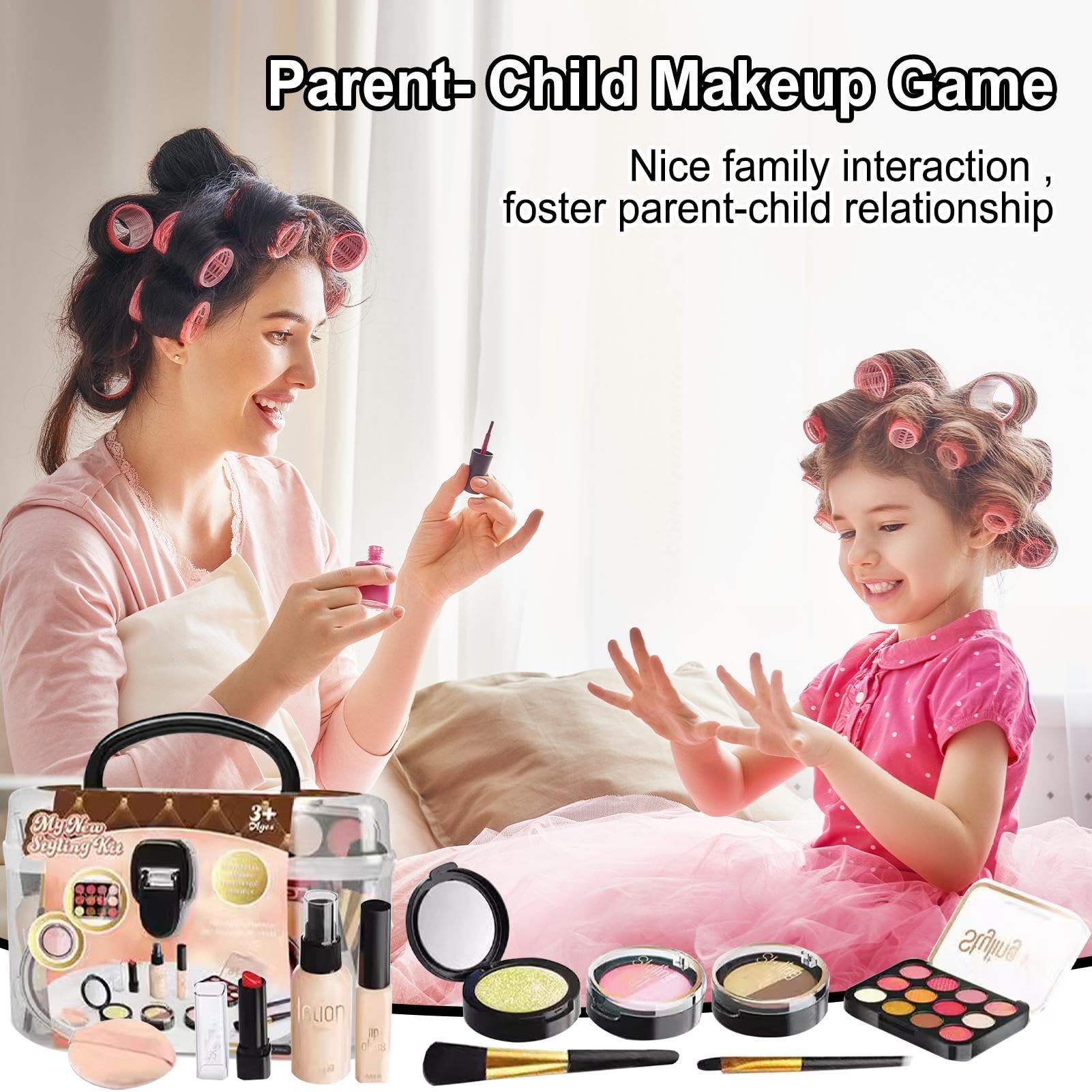 Amazon | キッズビューティーセット - 小さな女の子用メイクアップ